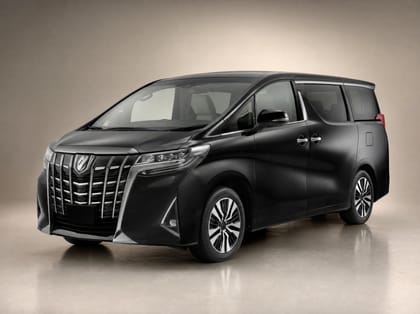 Black executive people carrier used for private transfers